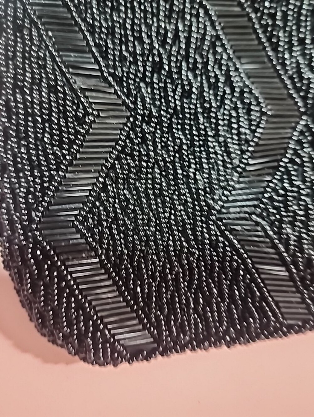 Vintage Beaded Soft Bag.. - Picture 6 of 6